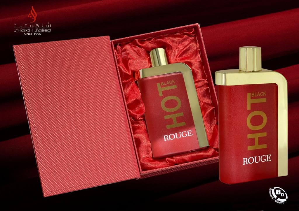 Picture of  Buy BERNARD-DIMITRI Hot Black Imported Long Lasting Premium Eau De Perfume Spray 100ML (Pack of 1) (ROUGE)