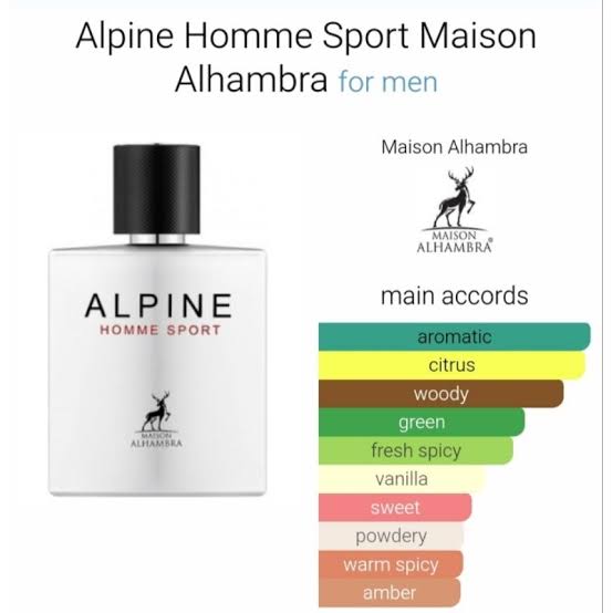 Picture of Maison Alhambra Alpine Homme Sport EDP for Men(100ml)