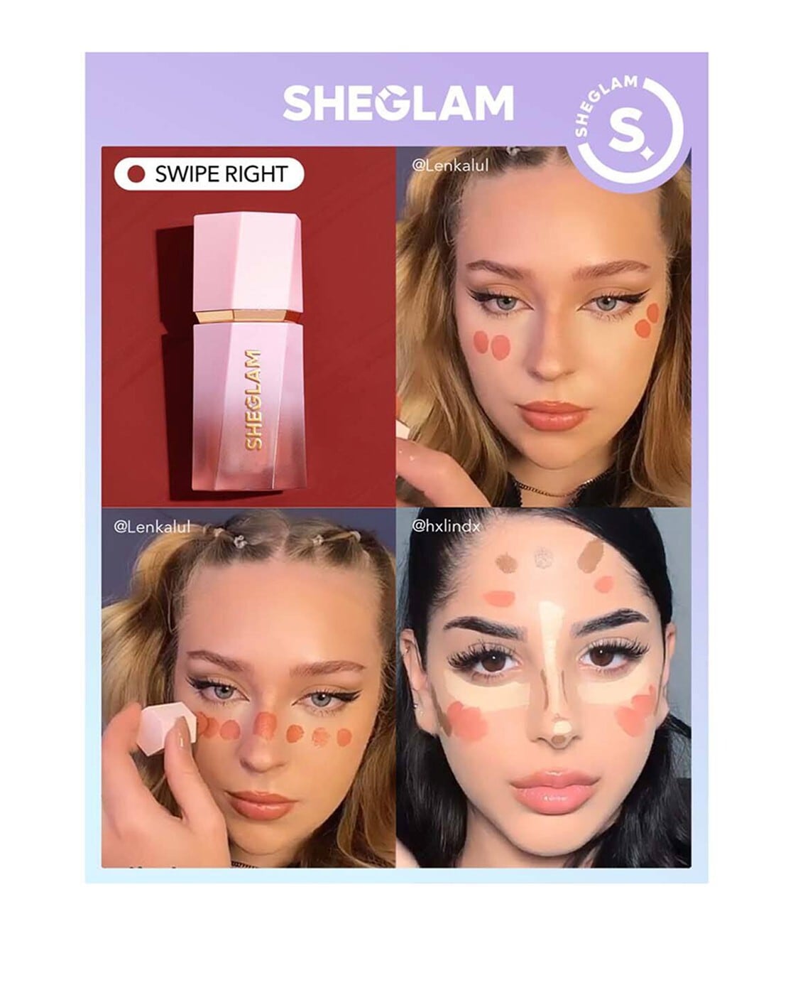 Picture of Sheglam Color Bloom Liquid Blush Swipe Right - 5.2 Ml