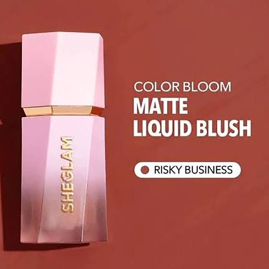 Picture of SHEGLAM Color Bloom Liquid Blush Matte Finish-Risky Business