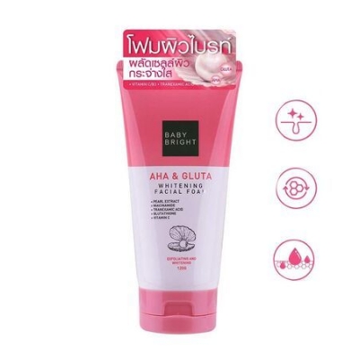 Picture of Baby Bright  AHA & Gluta Whitening facial foam
Best Face Wash 150ml