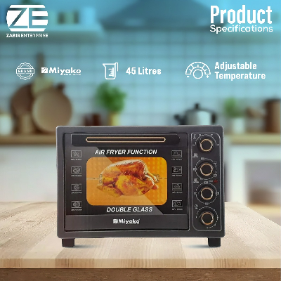 Picture of Miyako MT-450RCL-D-RB Double Glass Door Multifunctional Electric Oven With Air Fryer.