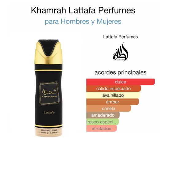Picture of Lattafa Khamrah Deodorant Spray (200ml) - 100% Original