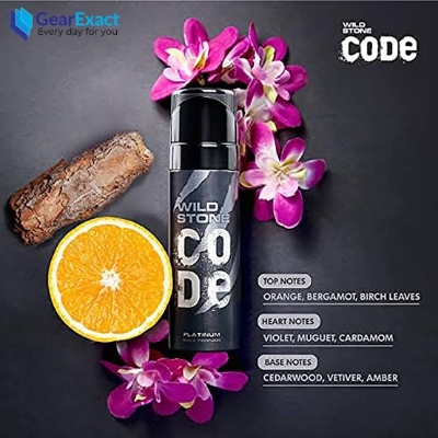 Picture of Wild Stone Code Platinum Body Perfume Spray, 120ml