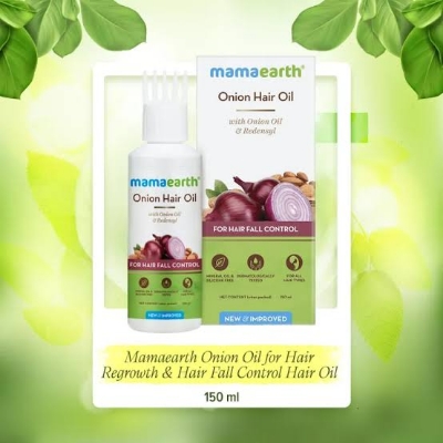 Picture of Mamaearth Onion Oil for Hair Regrowth & Hair Fall Control Hair Oil (150ml)