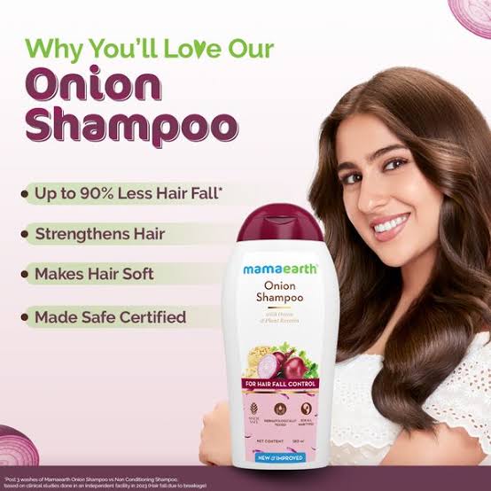 Picture of Mamaearth Onion Shampoo for Hair Fall Control & Hair Growth 180ml