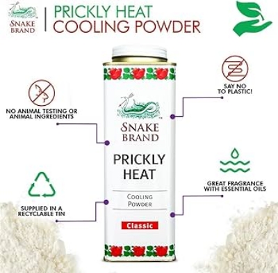 Picture of Snake Brand Prickly Heat Cooling Classic Powder 280gm