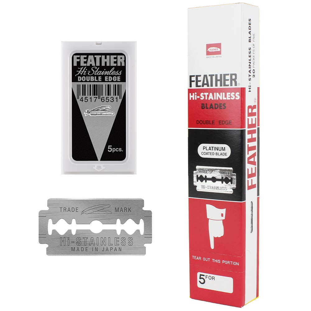 Picture of FEATHER HI STAINLESS DOUBLE EDGE BLADES 5PCS