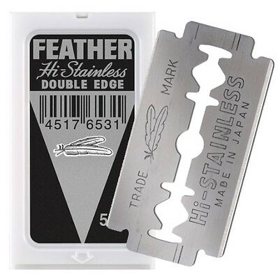 Picture of FEATHER HI STAINLESS DOUBLE EDGE BLADES 5PCS