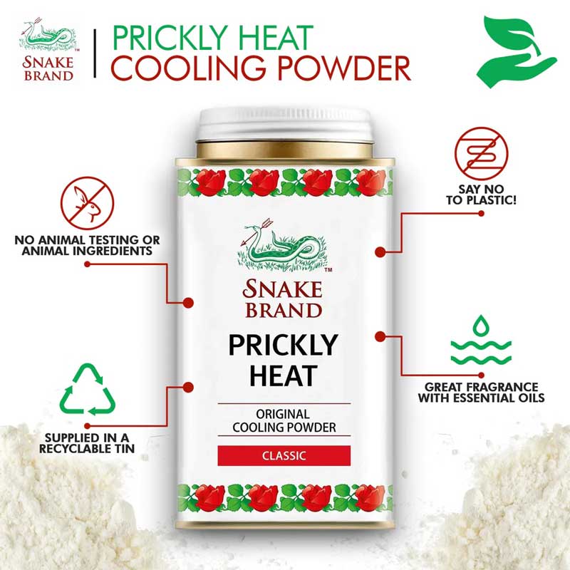 Picture of Snake Brand Prickly Heat Cooling Classic Powder 140g