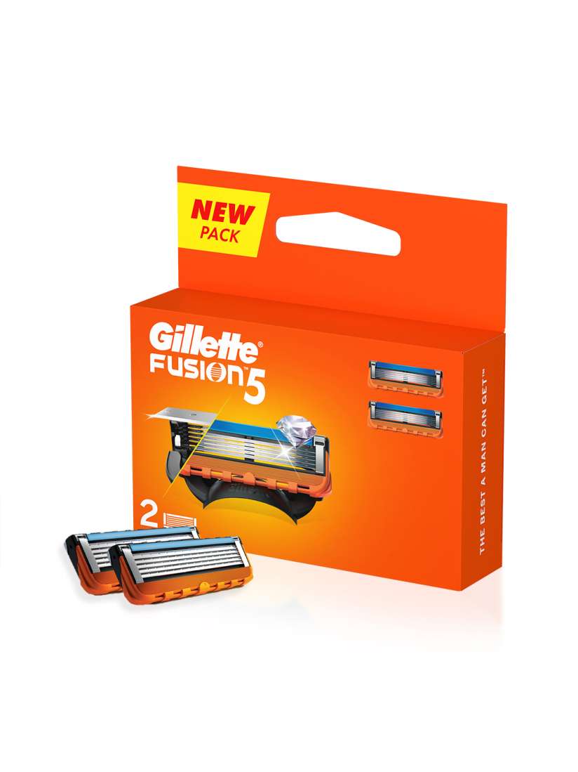 Picture of Gillette FUSION5 razor blades, Fusion Manual Shaving Razor 2 Blades - Pack (Cartridge)