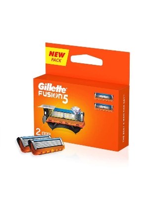 Picture of Gillette FUSION5 razor blades, Fusion Manual Shaving Razor 2 Blades - Pack (Cartridge)