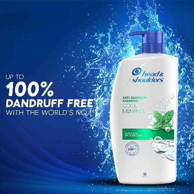 Picture of Head & Shoulders Cool Menthol Anti
Dandruff Shampoo for Women & Men, 1L