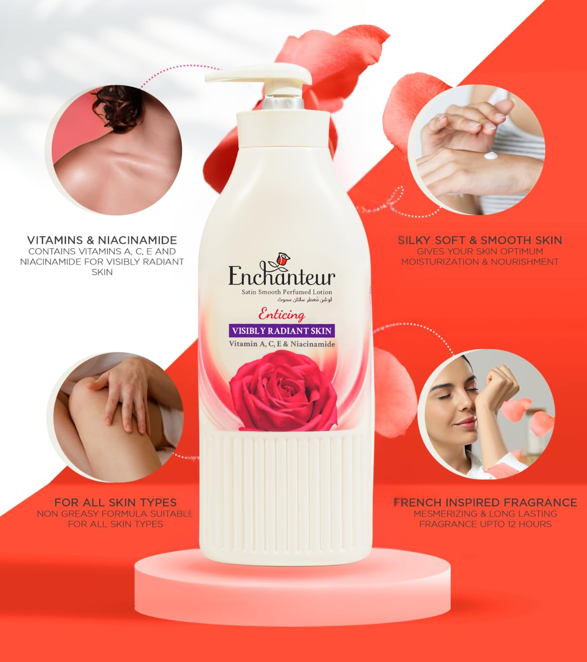 Picture of Enchanteur Perfumed Moisture Silk Enticing Perfumed Body Lotion 500 ml