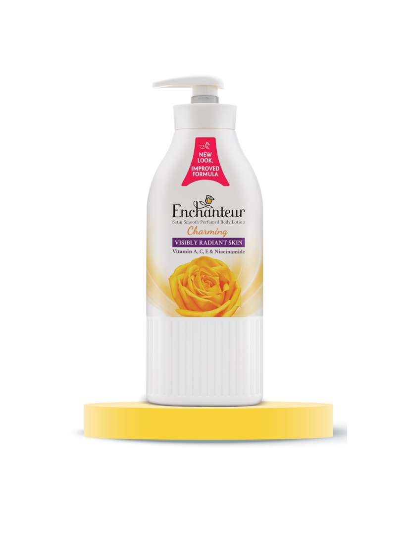 Picture of International Malaysian Product Enchanteur Perfume body lotion Charming Satin Smooth Aloe vera & Olive Butter For Used male /female 500 Ml