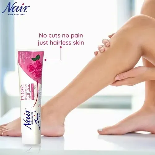 Picture of International Uk product Nair Hair Remover Rose Fragrance Used For female 110 Ml