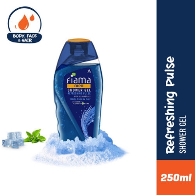 Picture of Fiama Di Wills Men Refreshing Pulse Shower Gel - 250ml (Indian)