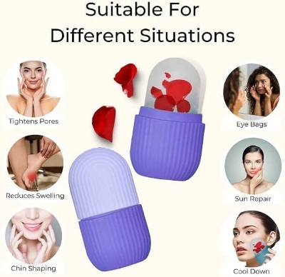 Picture of Ice Roller Face Massager to Brighten Complexion, Shrink & Tighten Pores