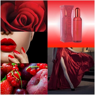 Picture of nternational UAE product Body perfume party scent Colour Me Red Used for unisex - 100 ml