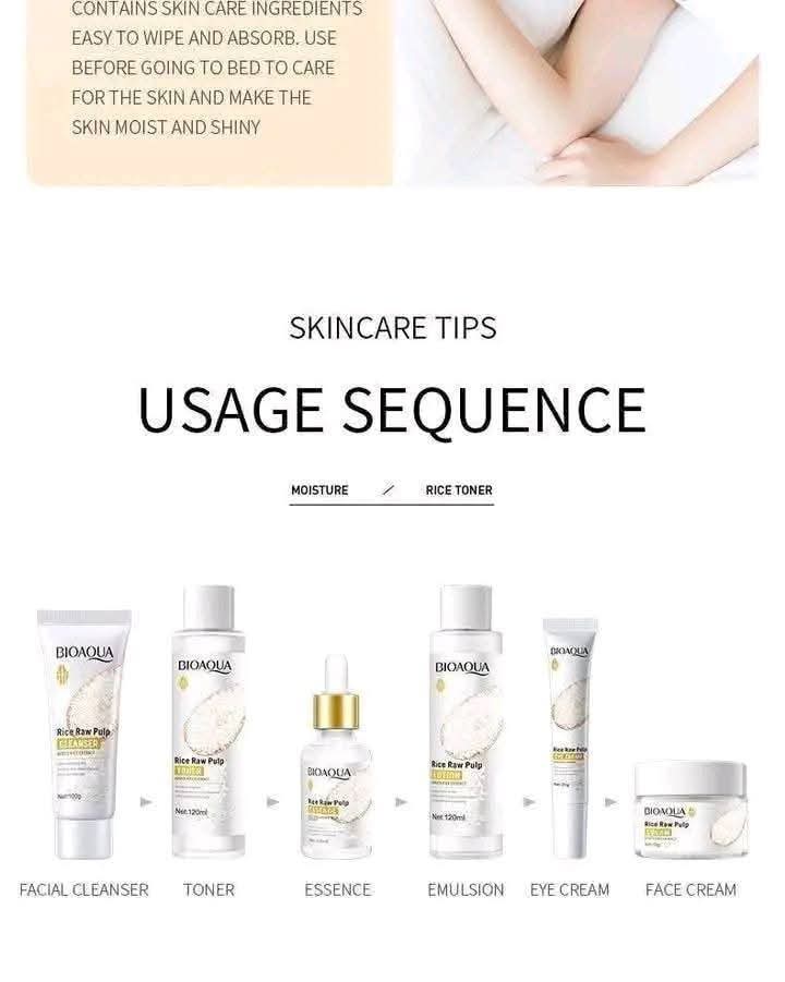 Picture of BioAqua Rice Raw Pulp 6ps Combo Set