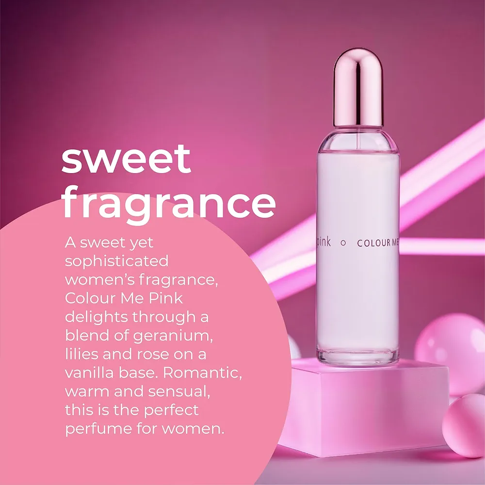 Picture of International UAE product Body perfume party scent Colour Me Pink Used for female - 100 ml