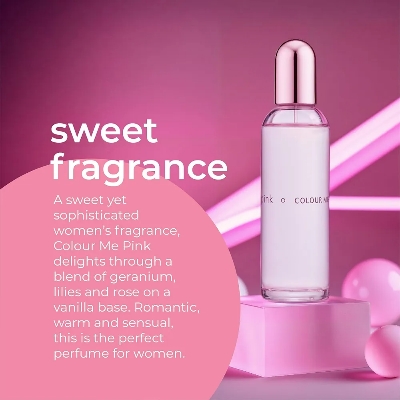 Picture of International UAE product Body perfume party scent Colour Me Pink Used for female - 100 ml