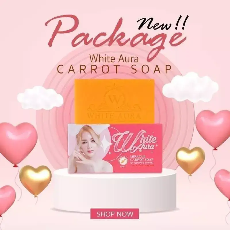 Picture of White Aura Miracle Carrot Soap-160gm (Thailand)