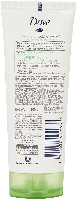 Picture of International Indonesian product Dove Deep pure Oil control Facial cleanser Used For Female 100 Gm