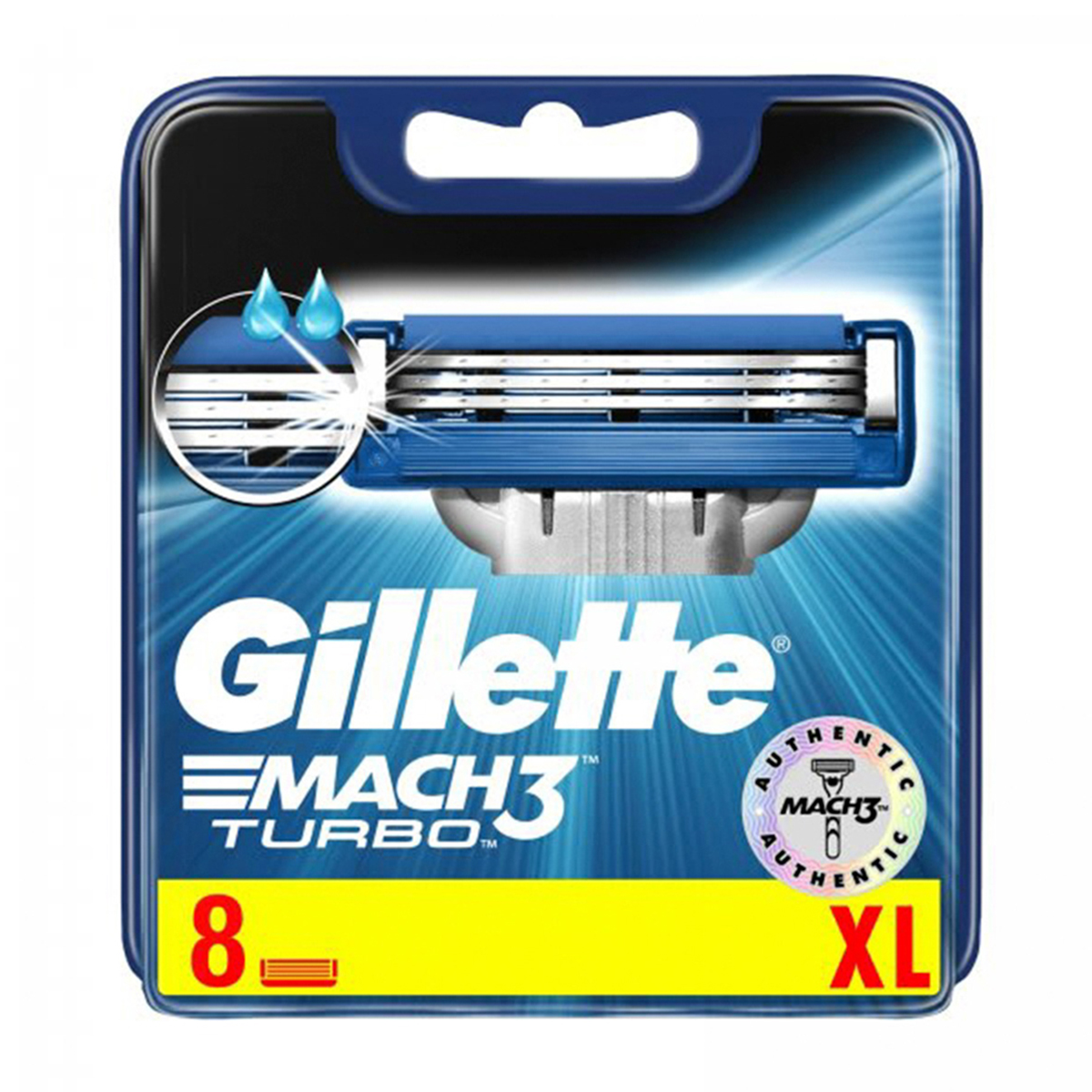 Picture of Gillette Mach3 Turbo  Shaving Blades Pack of 8
