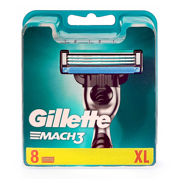 Picture of Gillette Mach3 razor blades, pack of 8