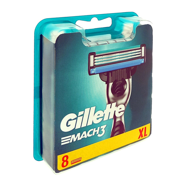 Picture of Gillette Mach3 razor blades, pack of 8