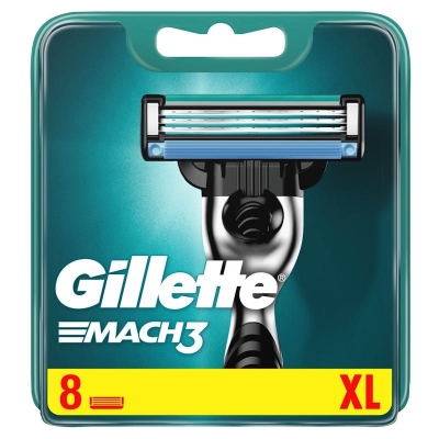Picture of Gillette Mach3 razor blades, pack of 8