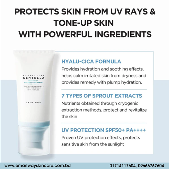 Picture of Skin1004 Madagascar Centella Hyalu Cica Water Fit Sunscreen 50ml