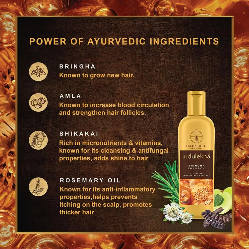 Picture of Indulekha Bringha Anti Hair Fall Shampoo Hair Cleanser 200ml