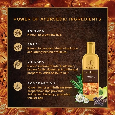 Picture of Indulekha Bringha Anti Hair Fall Shampoo Hair Cleanser 100ml