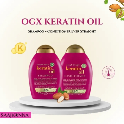 Picture of OGX Keratin Oil Shampoo and Conditioner