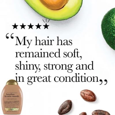 Picture of OGX Brazilian Keratin Smooth Shampoo and Conditioner