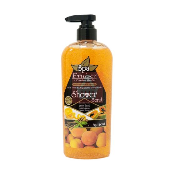 Picture of International Malaysian product Body wash Shower scrub SPA Apricot used for male / female- 730 ml