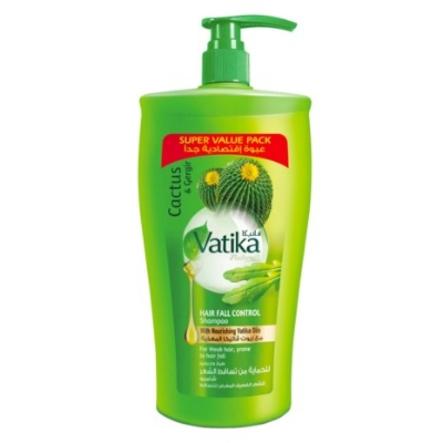 Picture of Vatika Naturals Hair Fall Control Shampoo with Cactus & Gergir 1000 ml