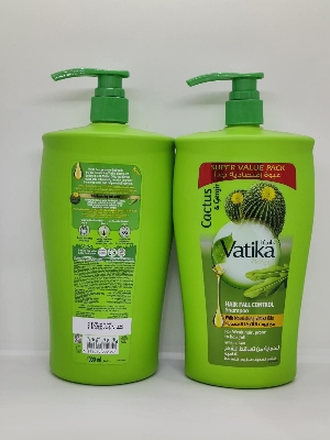 Picture of Vatika Naturals Hair Fall Control Shampoo with Cactus & Gergir 1000 ml