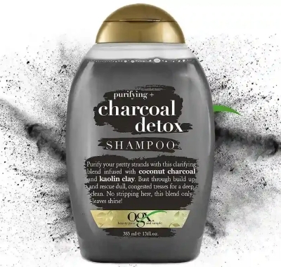 Picture of Ogx Purifying Charcoal Detox Shampoo and Conditioner