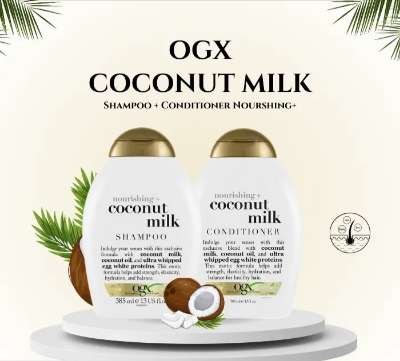 Picture of OGX Coconut Milk Shampoo and Conditioner