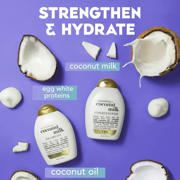 Picture of OGX Coconut Milk Shampoo and Conditioner