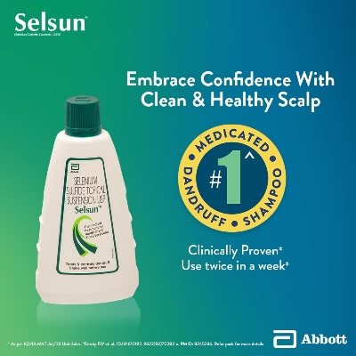 Picture of Abbott Selsun Shampoo for Dandruff 120ml