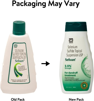 Picture of Abbott Selsun Shampoo for Dandruff 120ml