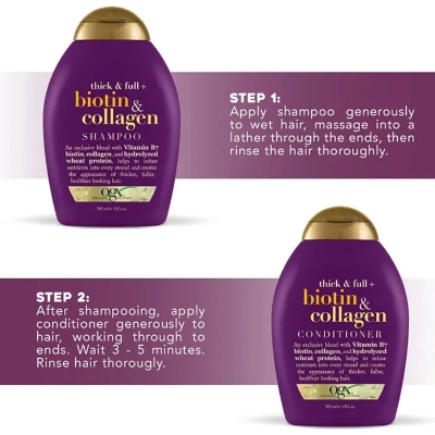 Picture of OGX Biotin & Collagen Shampoo and Conditioner