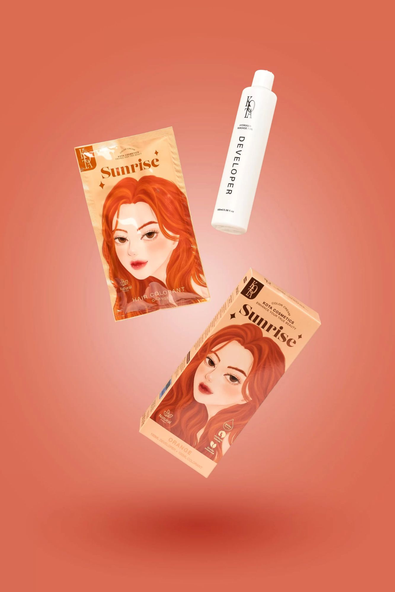 Picture of Kota Color Cream Hair Color (ORANGE)
