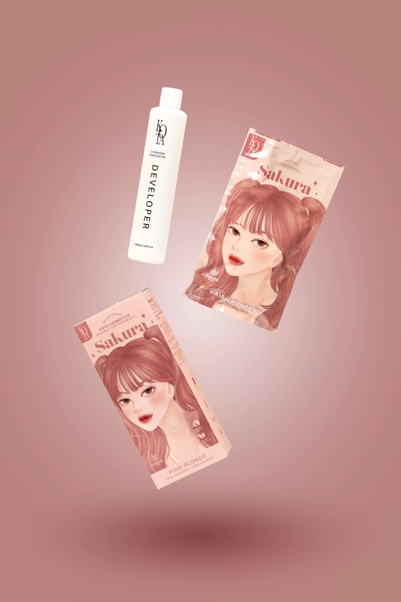 Picture of Kota Color Cream Hair Color (Pink Blonde)