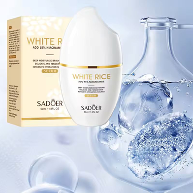 Picture of Sadoer Brightening, Lifting and Moisturizing Essence White Rice Niacinamide Serum - 50ml