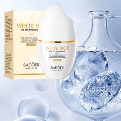 Picture of Sadoer Brightening, Lifting and Moisturizing Essence White Rice Niacinamide Serum - 50ml